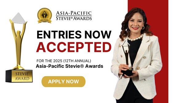 The Stevie Awards are now accepting nominations for the 2025 (12th annual) Asia-Pacific Stevie Awards, the only business awards program to recognize innovation in business throughout the entire Asia-Pacific region.